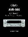 Eltax Stereo Receiver AVR-800 owners manual user guide