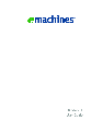 eMachines Personal Computer EL1200 Series owners manual user guide