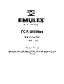 Emulex Network Card EMULEX owners manual user guide