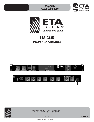 ETA Systems Power Supply ETA-C15D owners manual user guide