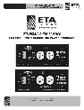ETA Systems Power Supply ETA-ECM20 owners manual user guide