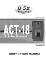 ETI Sound Systems, INC Speaker ACT18 owners manual user guide