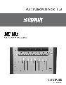 Euphonix Music Mixer MC Mix owners manual user guide