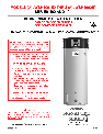 Ferguson Water Heater JWSH100150 owners manual user guide