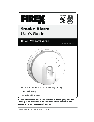 Firex Smoke Alarm i4618 owners manual user guide