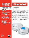 First Alert Carbon Monoxide Alarm C0400B owners manual user guide
