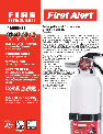 First Alert Fire Extinguisher 32565 owners manual user guide