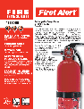 First Alert Fire Extinguisher FE10GO owners manual user guide