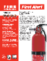 First Alert Fire Extinguisher PR02-5 owners manual user guide