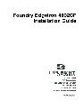 Foundry Networks Network Card OSI owners manual user guide