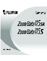 FujiFilm Digital Camera ZOOMDATE115S owners manual user guide