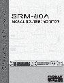 Furman Sound Music Mixer SRM-80A owners manual user guide