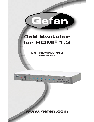 Gefen Switch EXT-HDMI1.3-442 owners manual user guide