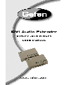 Gefen TV Converter Box EXT-DVIDL-2-HDMIR owners manual user guide