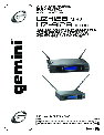 Gemini Headphones UZ-1128 owners manual user guide