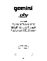 Gemini Industries Network Card UX-1620 owners manual user guide