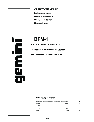 Gemini Musical Instrument BPM-1 owners manual user guide