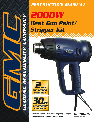 Global Machinery Company Heat Gun HG2000K owners manual user guide