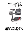 Golden Technologies Mobility Scooter GB116 owners manual user guide