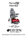 Golden Technologies Wheelchair GP204 owners manual user guide