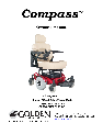 Golden Technologies Wheelchair GP600 SS owners manual user guide