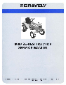 Gravely Lawn Mower 8000 Series owners manual user guide
