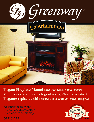 Greenway Home Products Indoor Fireplace GEF252AEE owners manual user guide