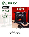 Greenway Home Products Indoor Fireplace GEF282ABL owners manual user guide