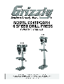 Grizzly Drill G0485 owners manual user guide