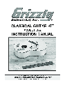 Grizzly Guitar H3122 owners manual user guide