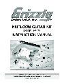 Grizzly Guitar H6085 owners manual user guide