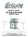 Grizzly Saw G0641 owners manual user guide