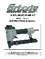 Grizzly Staple Gun H7677 owners manual user guide