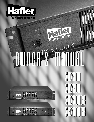 Hafler Car Amplifier SR2300CE owners manual user guide