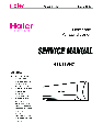 Haier Air Conditioner HSU18VH7 owners manual user guide