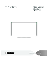 Haier Flat Panel Television LE29F2320 owners manual user guide