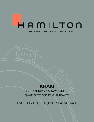Hamilton Watch Watch GMT 3 TZ owners manual user guide