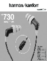 Harman-Kardon Headphones EP 730 owners manual user guide