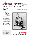 Healthrider Home Gym 831.287940 owners manual user guide