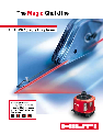 Hilti Laser Level PR 16 owners manual user guide