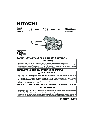 Hitachi Koki USA Chainsaw CS 33EDT owners manual user guide