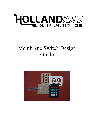 Holland Switch Membrane owners manual user guide