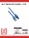 Hosa Technology Network Cables 10 ft USB-310AB owners manual user guide