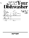 Hotpoint Dishwasher HDA489 owners manual user guide