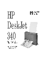 HP (Hewlett-Packard) Printer 340 owners manual user guide