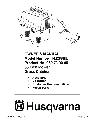 Husqvarna Lawn Mower H238SL owners manual user guide