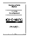 Ice-O-Matic Ice Maker CD210 owners manual user guide