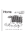 iHome Home Theater System IP57 owners manual user guide