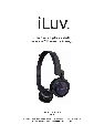 Iluv Headphones i913 owners manual user guide
