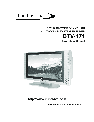 Initial Car Satellite TV System DTV-171 owners manual user guide